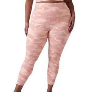 Athleta Elation 7/8 pink camo camouflage leggings. NWT 2X
